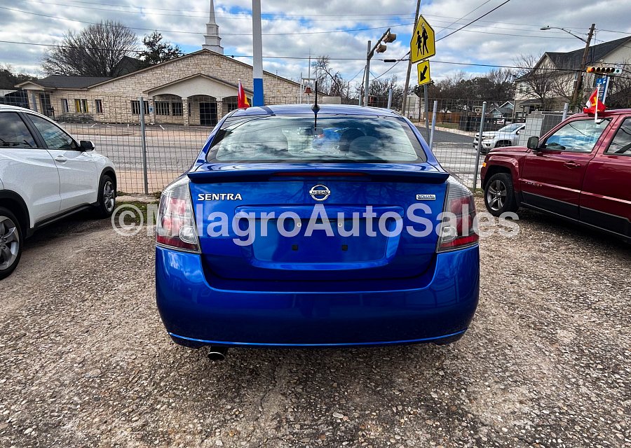 Blue Nissan Sentra