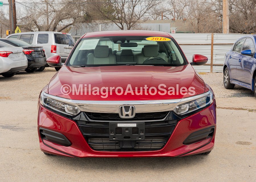 2018 Red Honda Accord LX